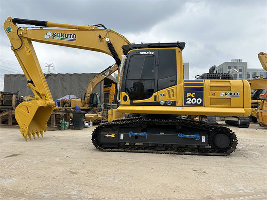 Usato Komatsu PC200-8 Usato giapponese escavatore Ottima condizione Escavatore idraulico medio