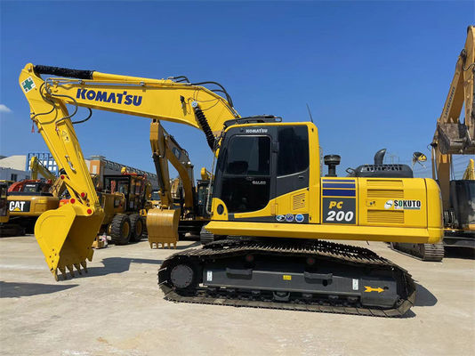 Escavatore giapponese usato a basso costo Komatsu PC200-8 Escavatore con rotaia da 800 mm