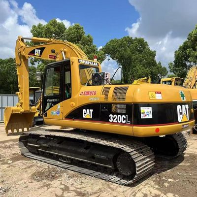 110 kW Escavatori idraulici ricondizionati CAT 320CL con binario da 600 mm