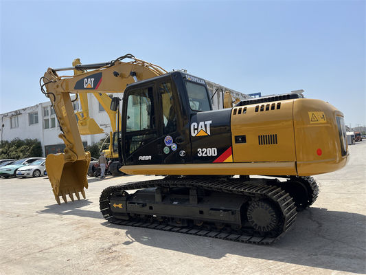 Buona condizione escavatore medio da 20 tonnellate usato scavatore da 320d caterpillar in vendita
