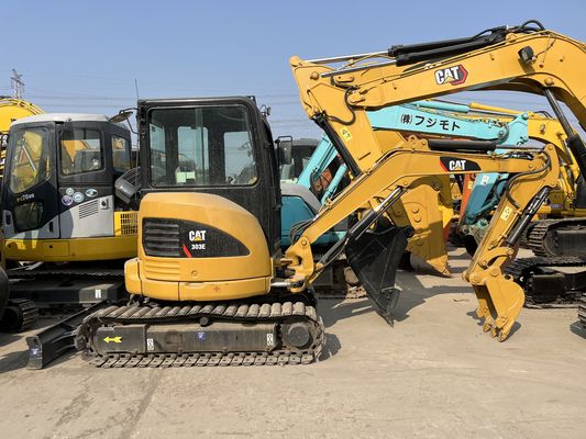 Mini escavatore CAT 303E usato 3 tonnellate Caterpillar 303 Mini Escavatori cingolati