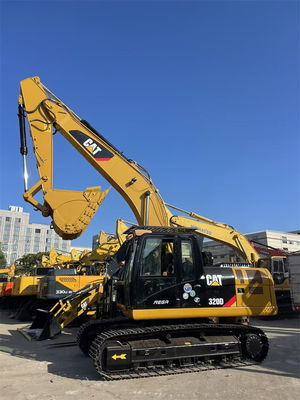 Escavatore CAT 320D Usato da 20 tonnellate Escavatore Caterpillar di seconda mano con poche ore di lavoro