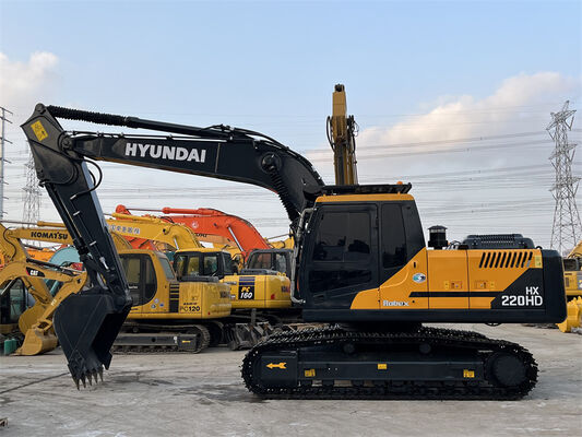 Good condition construction machinery Hyundai HX220HD excavator for sale