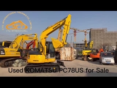 L'escavatore utilizzato del Giappone KOMATSU PC78US ha utilizzato i mini escavatori di KOMATSU pc78 da vendere